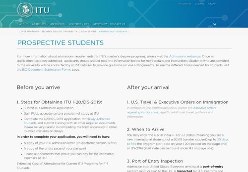 
                            7. Prospective Students | International Technological University