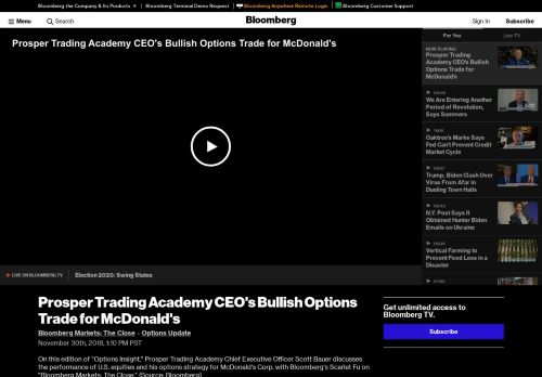 
                            6. Prosper Trading Academy CEO's Bullish Options Trade for ...