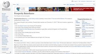 
                            10. Prosperity Bancshares - Wikipedia