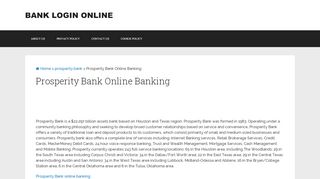 
                            6. Prosperity Bank Online Banking | - Bank Login Online