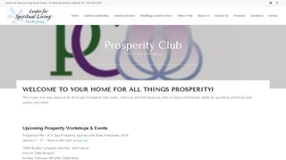 
                            7. Prosperity Club - CSLNJ - The Center for Spiritual Living North Jersey