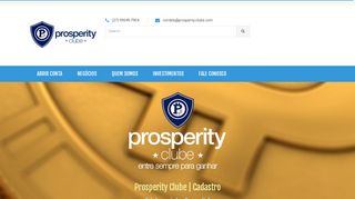 
                            1. Prosperity Clube | Cadastro