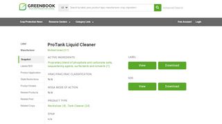 
                            11. ProTank Liquid Cleaner - Winfield United - | Greenbook