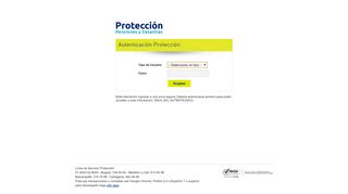 
                            1. Protección - Login