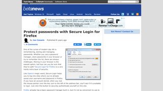 
                            10. Protect passwords with Secure Login for Firefox - BetaNews