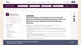 
                            8. Protective Effects of Total Saponins of Aralia elata (Miq.) - MDPI