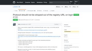 
                            11. Protocol should not be stripped out of the registry URL on login · Issue ...