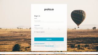 
                            1. Proto.io - Sign in to your account