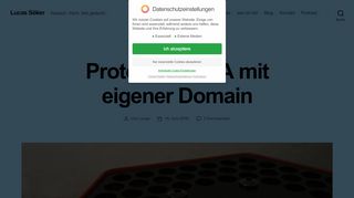 
                            9. Protonet MAYA mit eigener Domain - Lucas Scheel