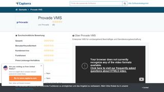 
                            6. Provade VMS Preis, Erfahrungsberichte & Bewertungen - Capterra