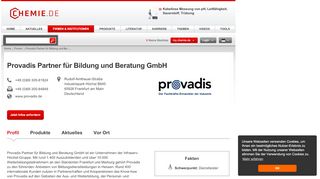 
                            10. Provadis Partner für Bildung und Beratung GmbH - Frankfurt am Main ...
