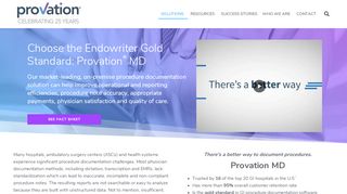 
                            2. Provation MD - Procedure Documentation Software - ProVation Medical