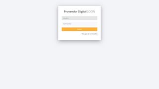 
                            6. Proveedor Digital LOGIN