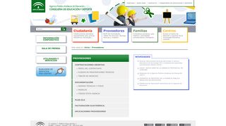 
                            2. Proveedores - Web ISE Andalucía