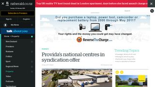 
                            12. Provida's national centres in syndication offer - NZ Herald