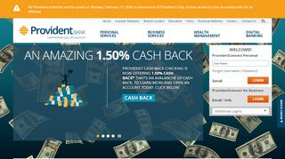 
                            6. Provident Bank - Loans, Checking, Savings - Serving NJ & PA