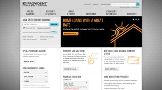 
                            2. Provident Credit Union: Home (https)