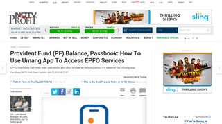 
                            10. Provident Fund (PF) Balance, Passbook: How To Use Umang App To ...