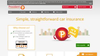 
                            2. Provident Insurance – Simple, straightforward car insurance -
