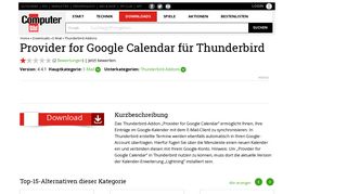 
                            9. Provider for Google Calendar für Thunderbird 4.4.1 - Download ...