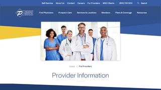 
                            2. Provider Info : Prospect Medical Group