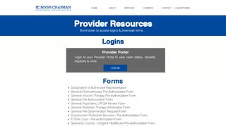 
                            10. Provider Login | Boon-Chapman