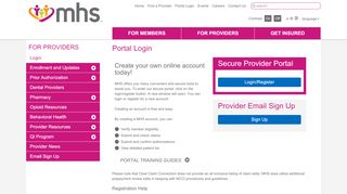 
                            5. Provider Login | MHS Indiana