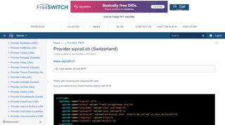 
                            5. Provider sipcall.ch (Switzerland) - FreeSWITCH - Confluence