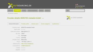 
                            13. Providerlist - Outsourcing.de