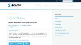 
                            1. Providers Home | VBH-PA.com