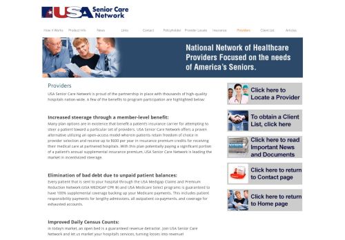 
                            7. Providers - USA Senior Care Network