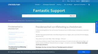 
                            11. Providerwechsel von Alfahosting zu checkdomain - Fantastic Support ...