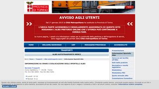 
                            13. Provincia di Torino - Trasporti: Albo autotrasporto merci