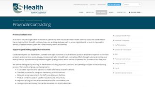 
                            13. Provincial Contracting - 3sHealth