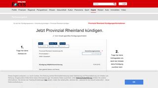 
                            12. Provinzial Rheinland kündigen - so schnell geht's | FOCUS.de