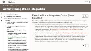 
                            7. Provision Oracle Integration Cloud - Oracle Docs