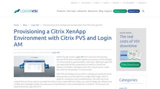 
                            6. Provisioning a Citrix XenApp Environment with Citrix PVS and Login ...