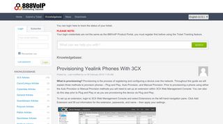 
                            9. Provisioning Yealink Phones With 3CX - Powered by Kayako Help ...