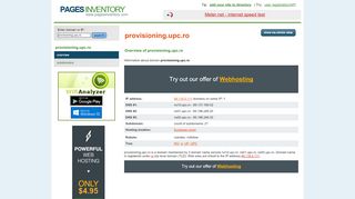 
                            12. provisioning.upc.ro - PagesInventory