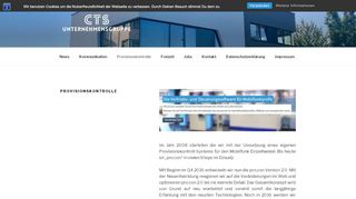 
                            6. Provisionskontrolle - CTS Unternehmensgruppe