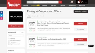 
                            13. Provogue Coupons & Offers, February 2019 Promo Codes