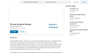 
                            12. Provost Academy Georgia | LinkedIn