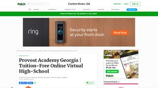 
                            9. Provost Academy Georgia | Tuition-Free Online Virtual High-School ...