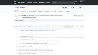 
                            13. prowim/DefaultLoginModule.java at master · prowim/prowim · GitHub