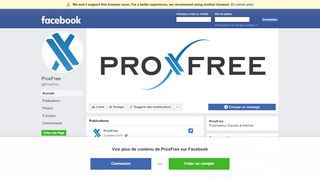 
                            3. ProxFree - Accueil | Facebook