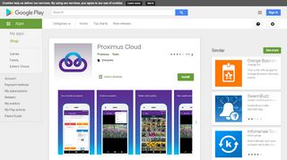 
                            6. Proximus Cloud - Apps op Google Play