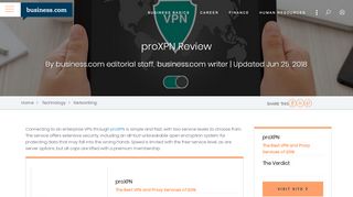 
                            8. proXPN Review 2018 | Business.com