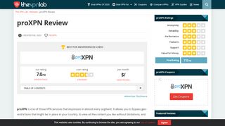 
                            6. proXPN Review [UPDATED Feb. 2019] - The VPN Lab