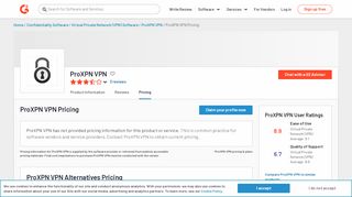 
                            11. ProXPN VPN Pricing | G2 Crowd