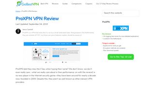 
                            10. ProXPN VPN Review (TESTED) | GoBestVPN.com